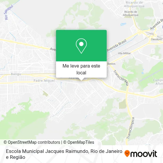Escola Municipal Jacques Raimundo mapa