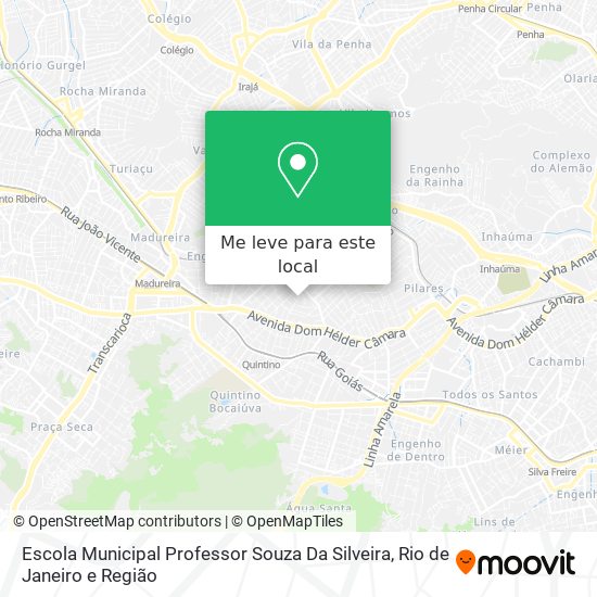 Escola Municipal Professor Souza Da Silveira mapa