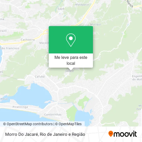 Morro Do Jacaré mapa