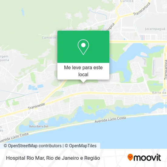 Hospital Rio Mar mapa