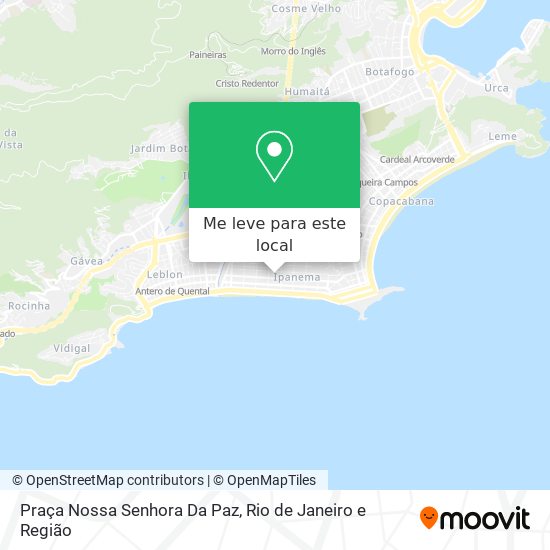 Praça Nossa Senhora Da Paz mapa