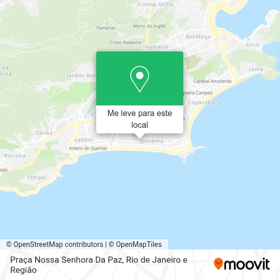 Praça Nossa Senhora Da Paz mapa