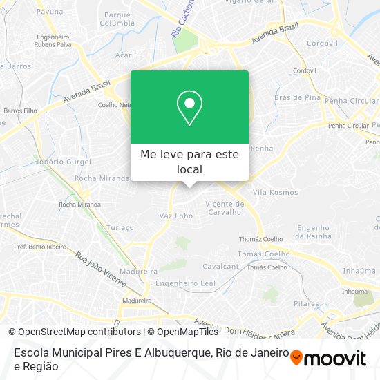 Escola Municipal Pires E Albuquerque mapa