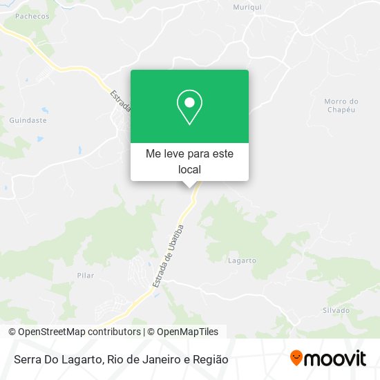 Serra Do Lagarto mapa