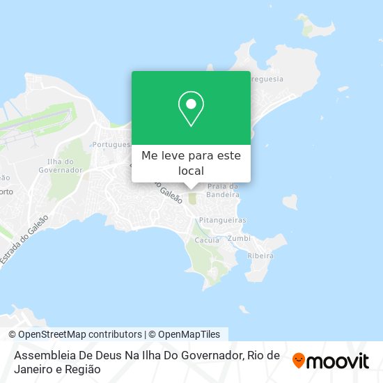 Assembleia De Deus Na Ilha Do Governador mapa