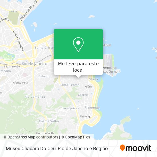 Museu Chácara Do Céu mapa