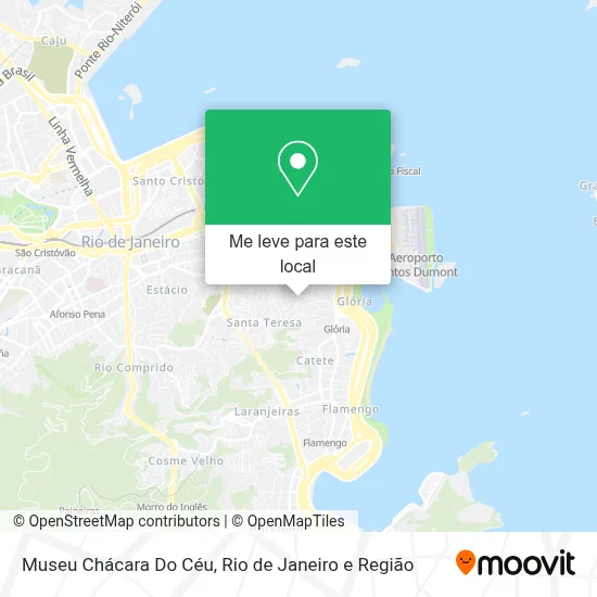 Museu Chácara Do Céu mapa