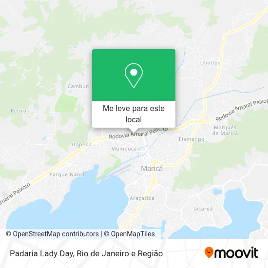Padaria Lady Day mapa