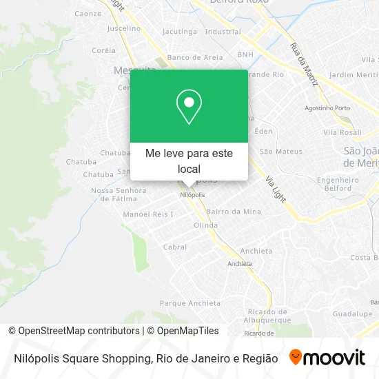 Nilópolis Square Shopping mapa