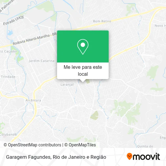 Garagem Fagundes mapa
