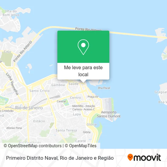 Primeiro Distrito Naval mapa