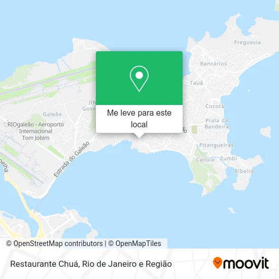 Restaurante Chuá mapa