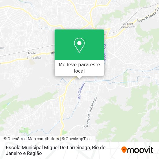 Escola Municipal Miguel De Larreinaga mapa