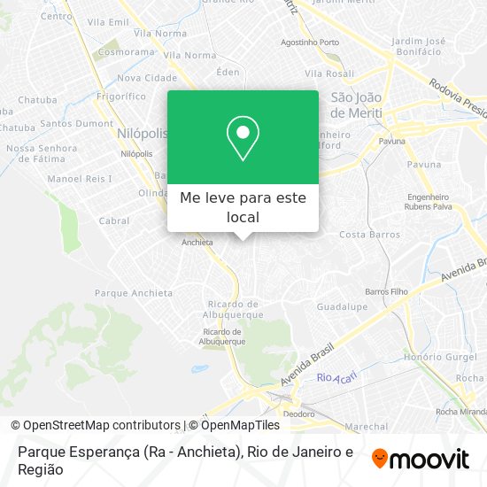 Parque Esperança (Ra - Anchieta) mapa