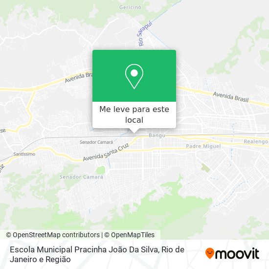 Escola Municipal Pracinha João Da Silva mapa