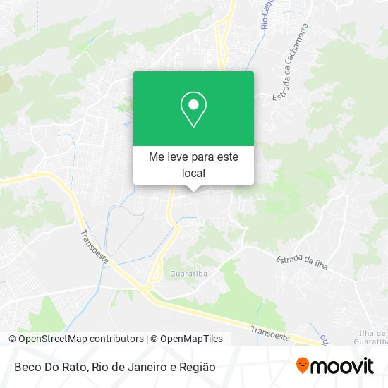 Beco Do Rato mapa