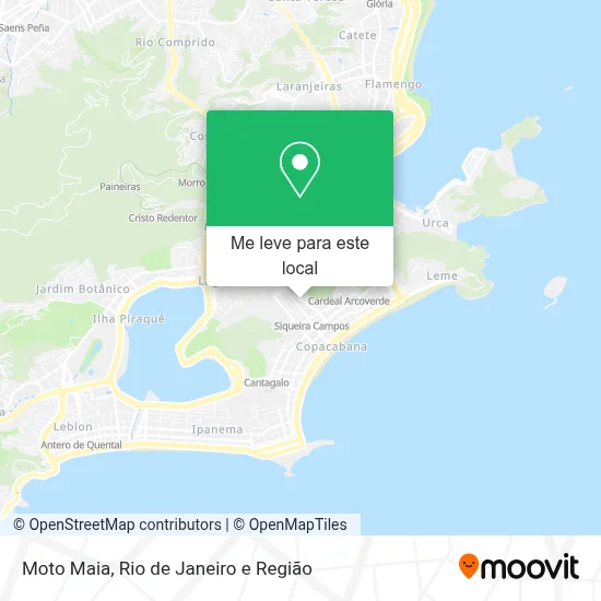 Moto Maia mapa
