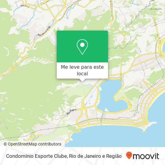 Condomínio Esporte Clube mapa