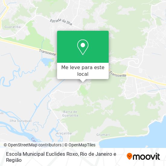 Escola Municipal Euclides Roxo mapa