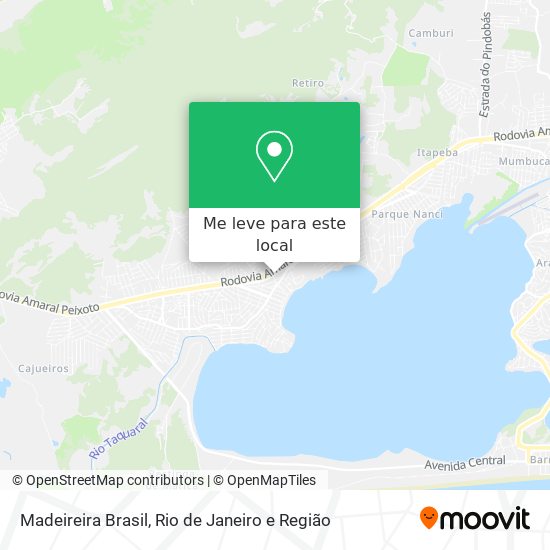 Madeireira Brasil mapa