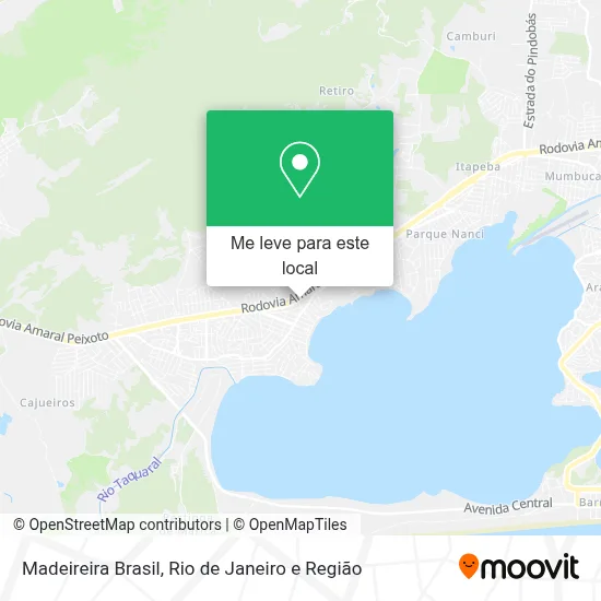 Madeireira Brasil mapa