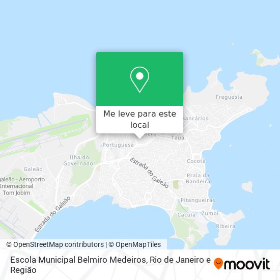 Escola Municipal Belmiro Medeiros mapa