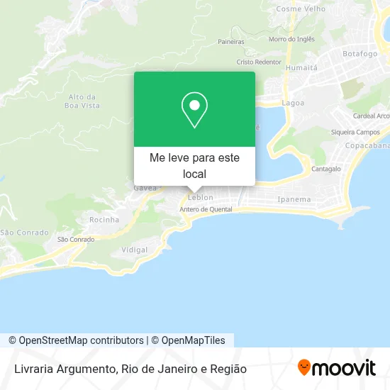 Livraria Argumento mapa