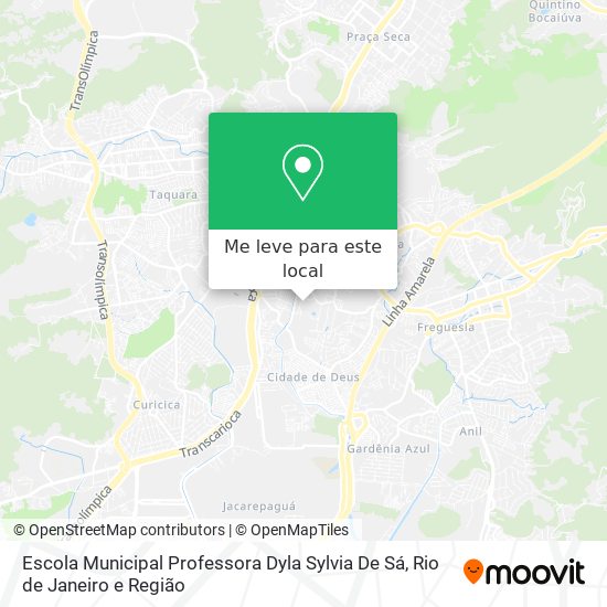 Escola Municipal Professora Dyla Sylvia De Sá mapa