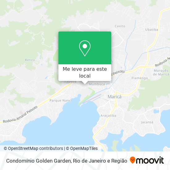 Condomínio Golden Garden mapa