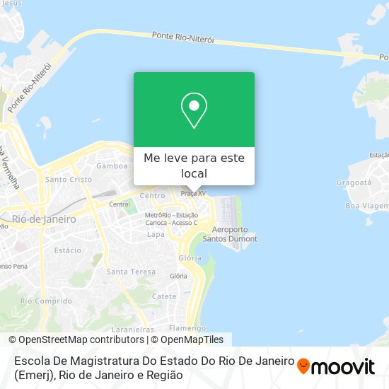 Escola De Magistratura Do Estado Do Rio De Janeiro (Emerj) mapa