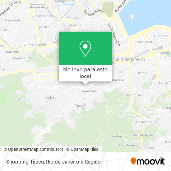 Shopping Tijuca mapa
