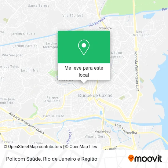 Policom Saúde mapa