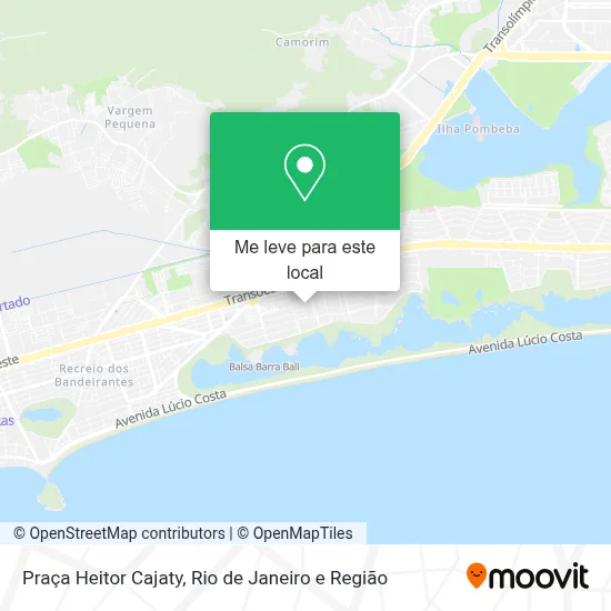Praça Heitor Cajaty mapa