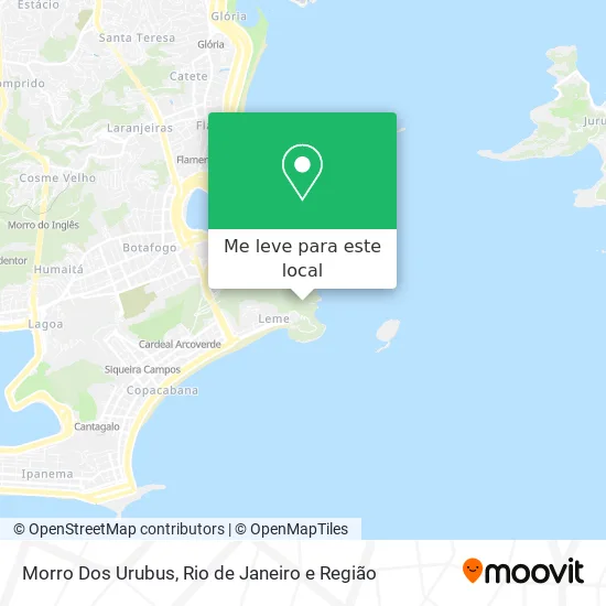 Morro Dos Urubus mapa