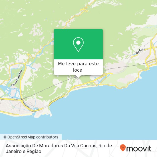Associação De Moradores Da Vila Canoas mapa