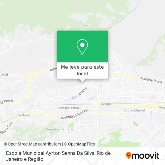 Escola Municipal Ayrton Senna Da Silva mapa