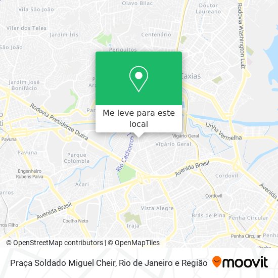 Praça Soldado Miguel Cheir mapa