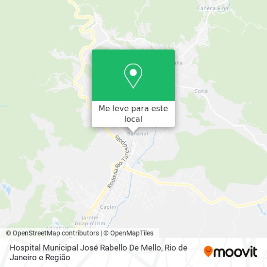 Hospital Municipal José Rabello De Mello mapa