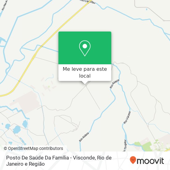 Posto De Saúde Da Família - Visconde mapa