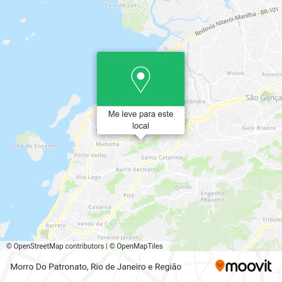 Morro Do Patronato mapa