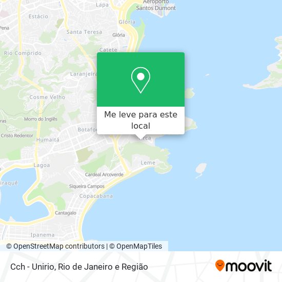 Cch - Unirio mapa