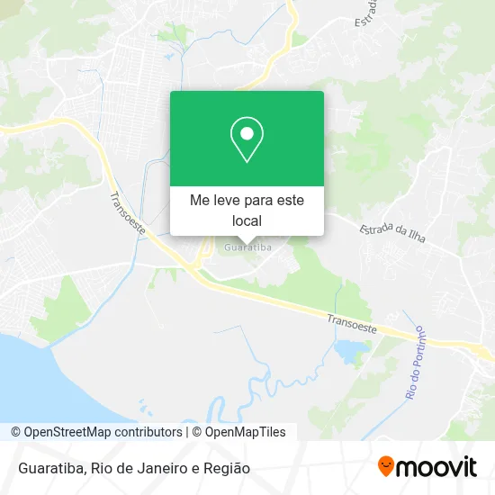 Guaratiba mapa