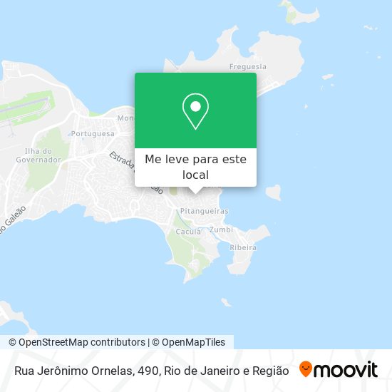 Rua Jerônimo Ornelas, 490 mapa