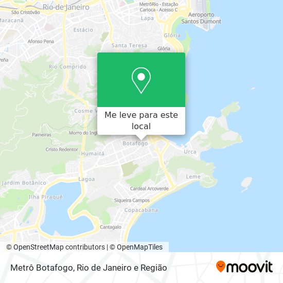 Metrô Botafogo mapa