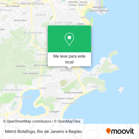 Metrô Botafogo mapa