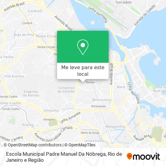Escola Municipal Padre Manuel Da Nóbrega mapa