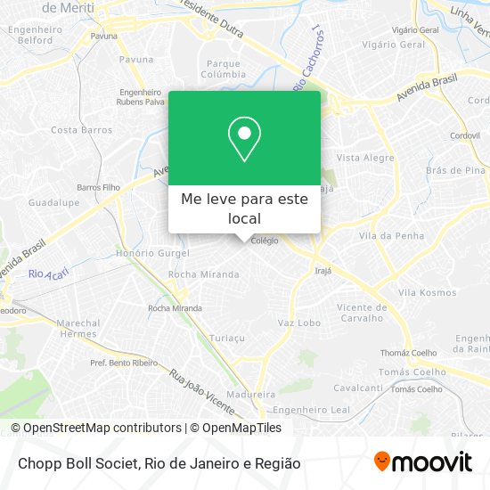 Chopp Boll Societ mapa