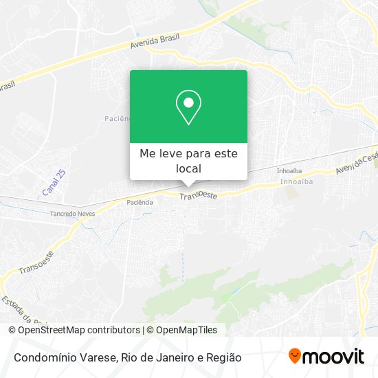 Condomínio Varese mapa