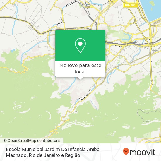 Escola Municipal Jardim De Infância Aníbal Machado mapa