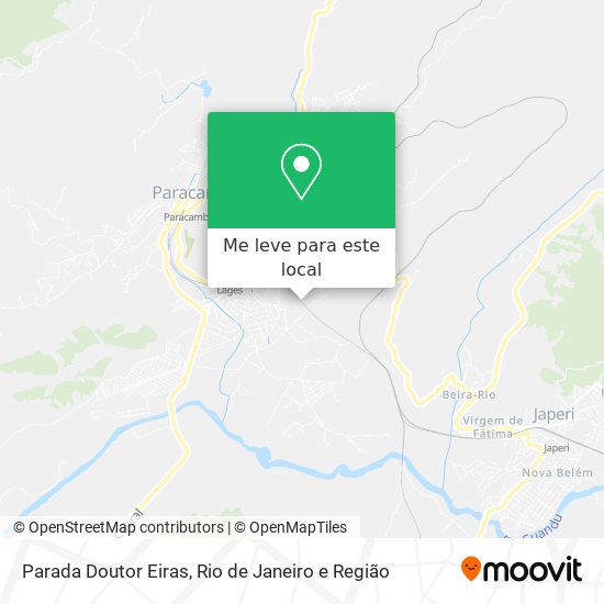 Parada Doutor Eiras mapa